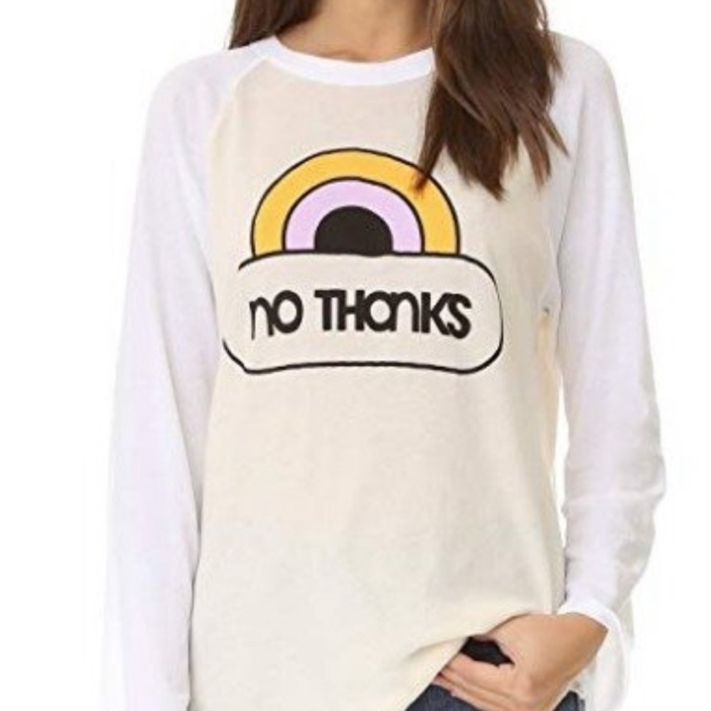 WildFox No Thanks Raglan